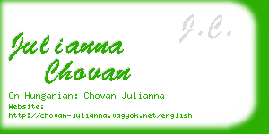 julianna chovan business card